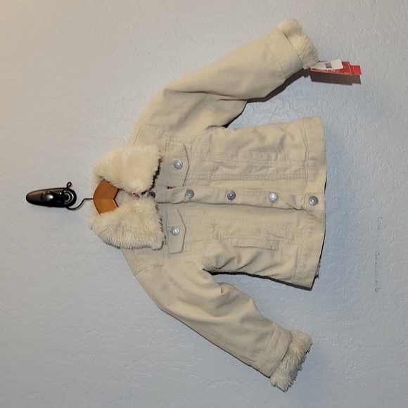 LEVI'S 3 in 1 Trucker Corduroy Faux Fur Double Jacket 4